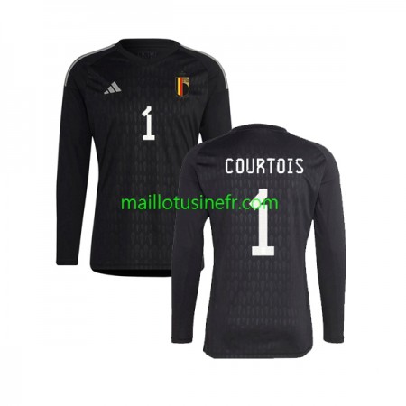 Maillot de Foot Belgique Courtois 1 Extérieur Gardien 2022 Manches Longues Maillot de Foot Belgique Courtois 1 Extérieur Gardien 2022 Manches Longues